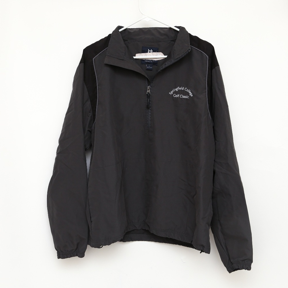 Springfield College Golf Classic Sport Windbreaker Jacket - Gray